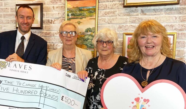 Eaves Funeral Service was one of the Funeral Partners branches to support inspiring community groups.