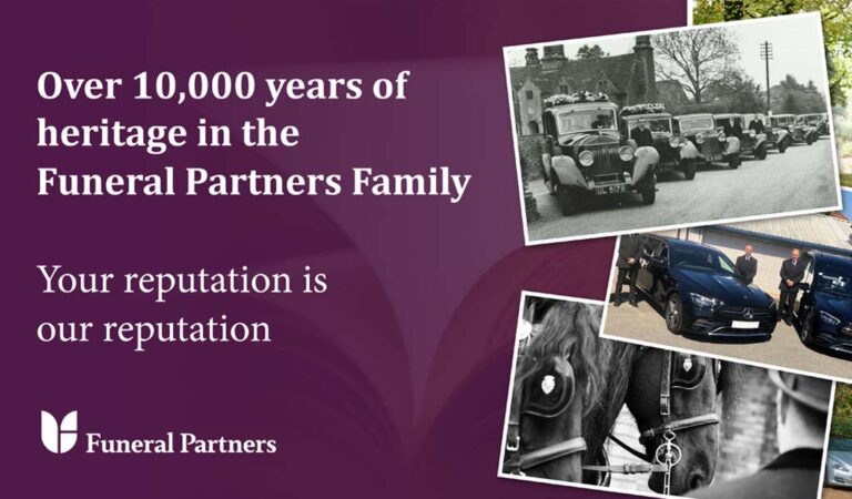 Over 10,000 years of heritage in the Funeral Partners family. Your reputation is our reputation.